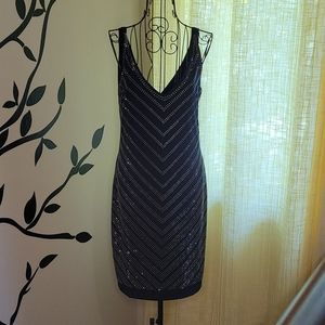 Cache Navy cocktail dress